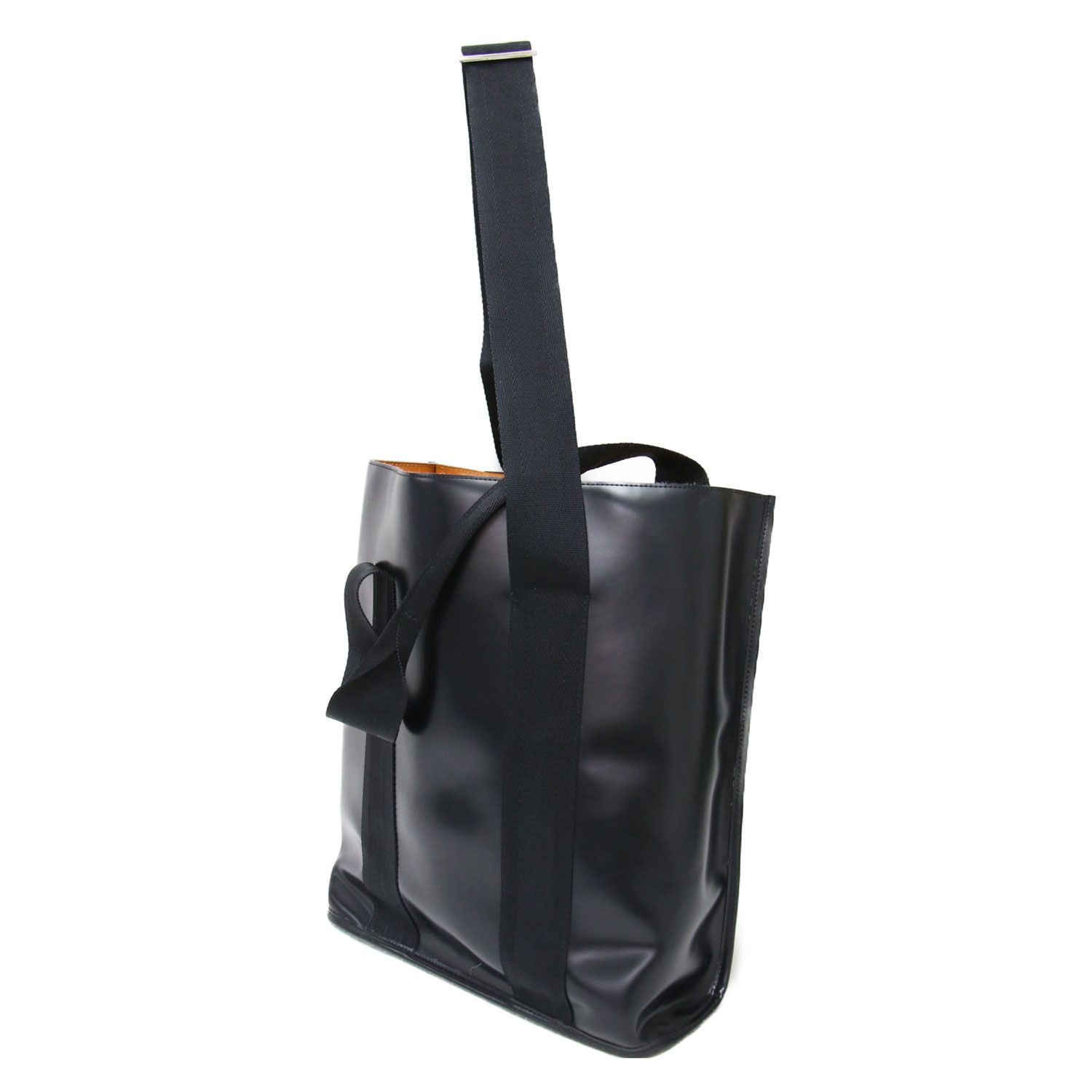 ピエニ　pieni レザー ハンドバッグ ブラック PIENI ピエニ × MY_ DOUBLE L バッグ ブラック 黒 | レザー2way バッグ