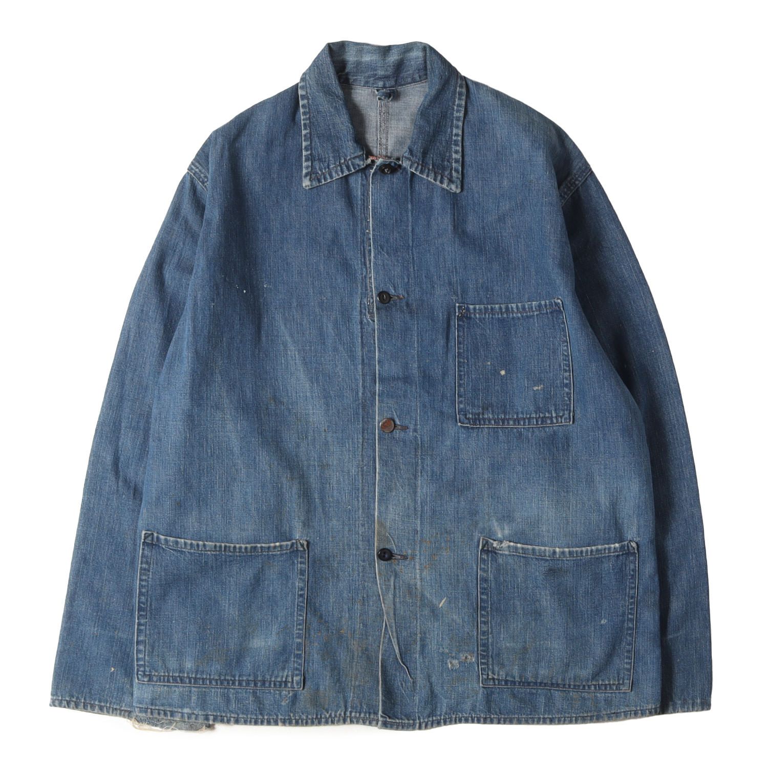U.S.VINTAGE | 希少モデル | 50s 耳付き デニム カバーオール