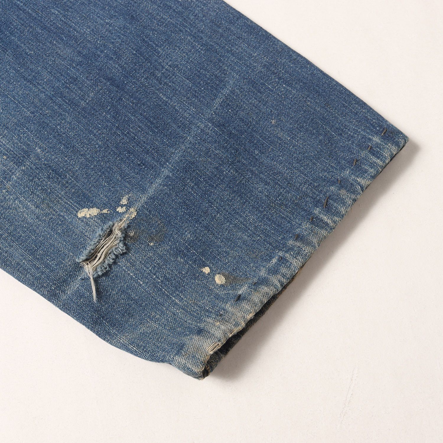 50s ヴィンテージ ユーロ 耳付き デニム オールインワン ビンテージ古着 L U.S.VINTAGE | 希少モデル | 50s 耳付き デニム カバーオール