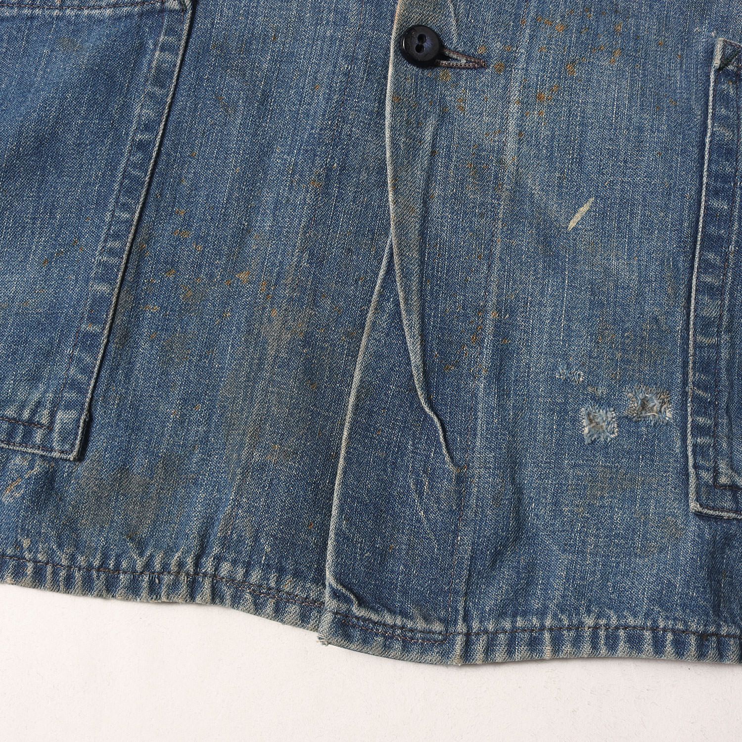 U.S.VINTAGE | 希少モデル | 50s 耳付き デニム カバーオール 