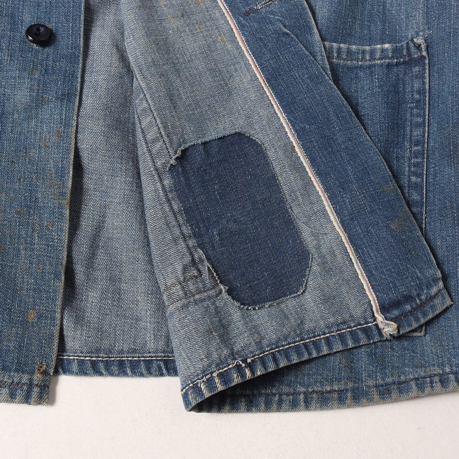 U.S.VINTAGE | 希少モデル | 50s 耳付き デニム カバーオール