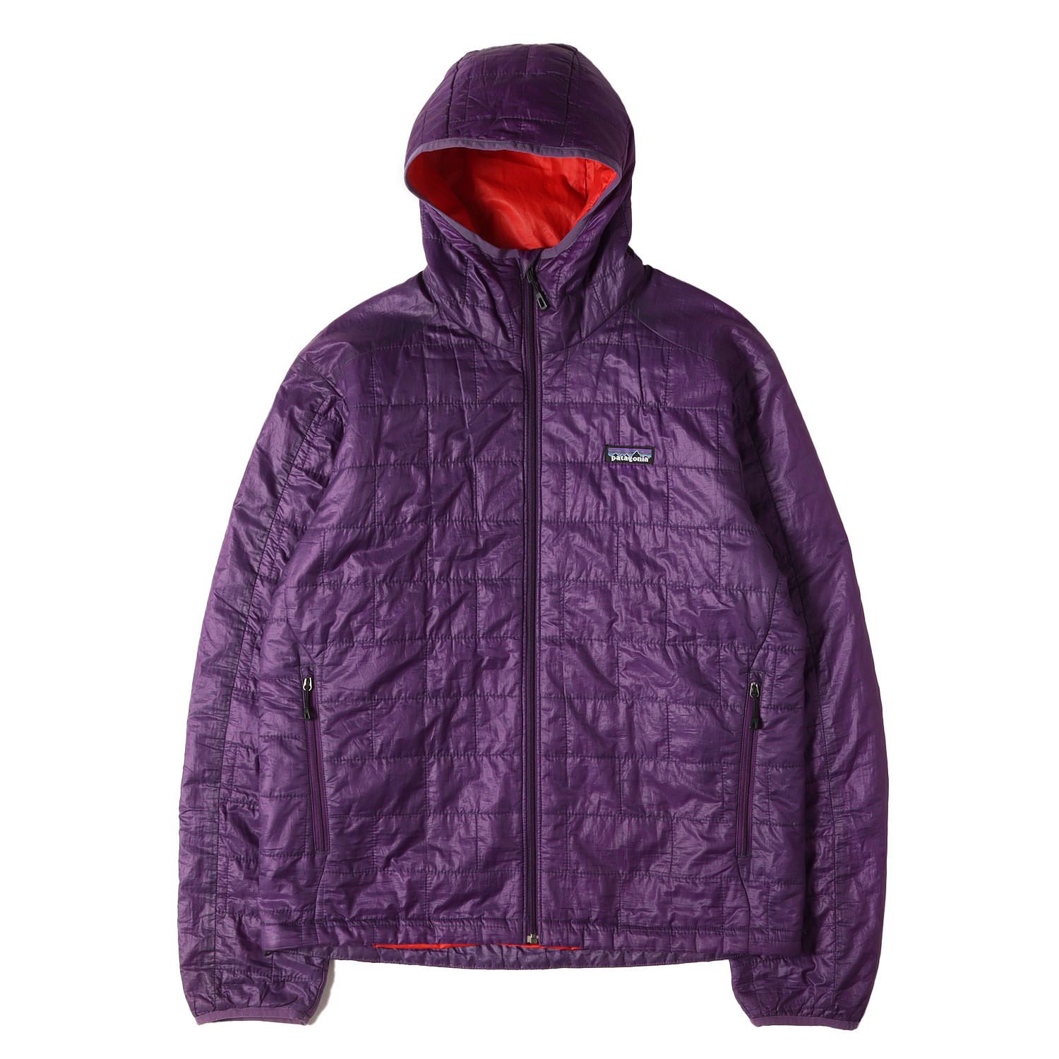 Patagonia パタゴニア ジャケット パープル サイズ:S | 00s ナノパフ プリマロフト フーディー ジャケット (Nano Puff Hoody) | 2010年製 | アウター ブルゾン 上着【メンズ】【中古】 Patagonia パタゴニア ジャケット パープル サイズ:S | 00s ナノパフ