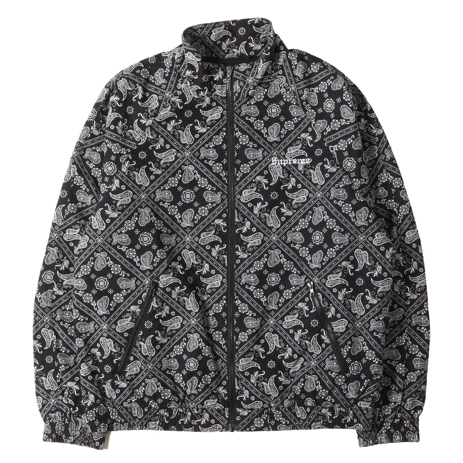 Supreme シュプリーム ジャケット ブラック 黒 サイズ:M | バンダナ柄 