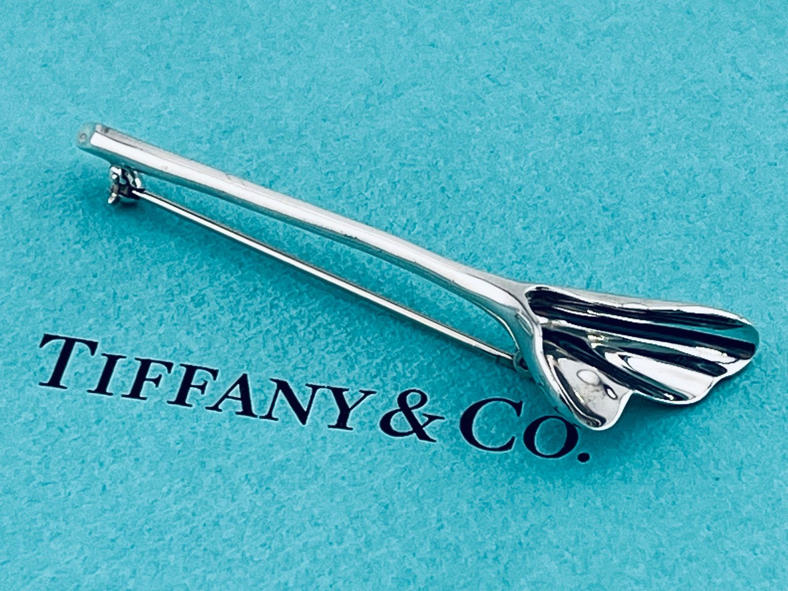 a224 希少 Tiffany&Co. オールド ティファニー イチョウ ブローチ