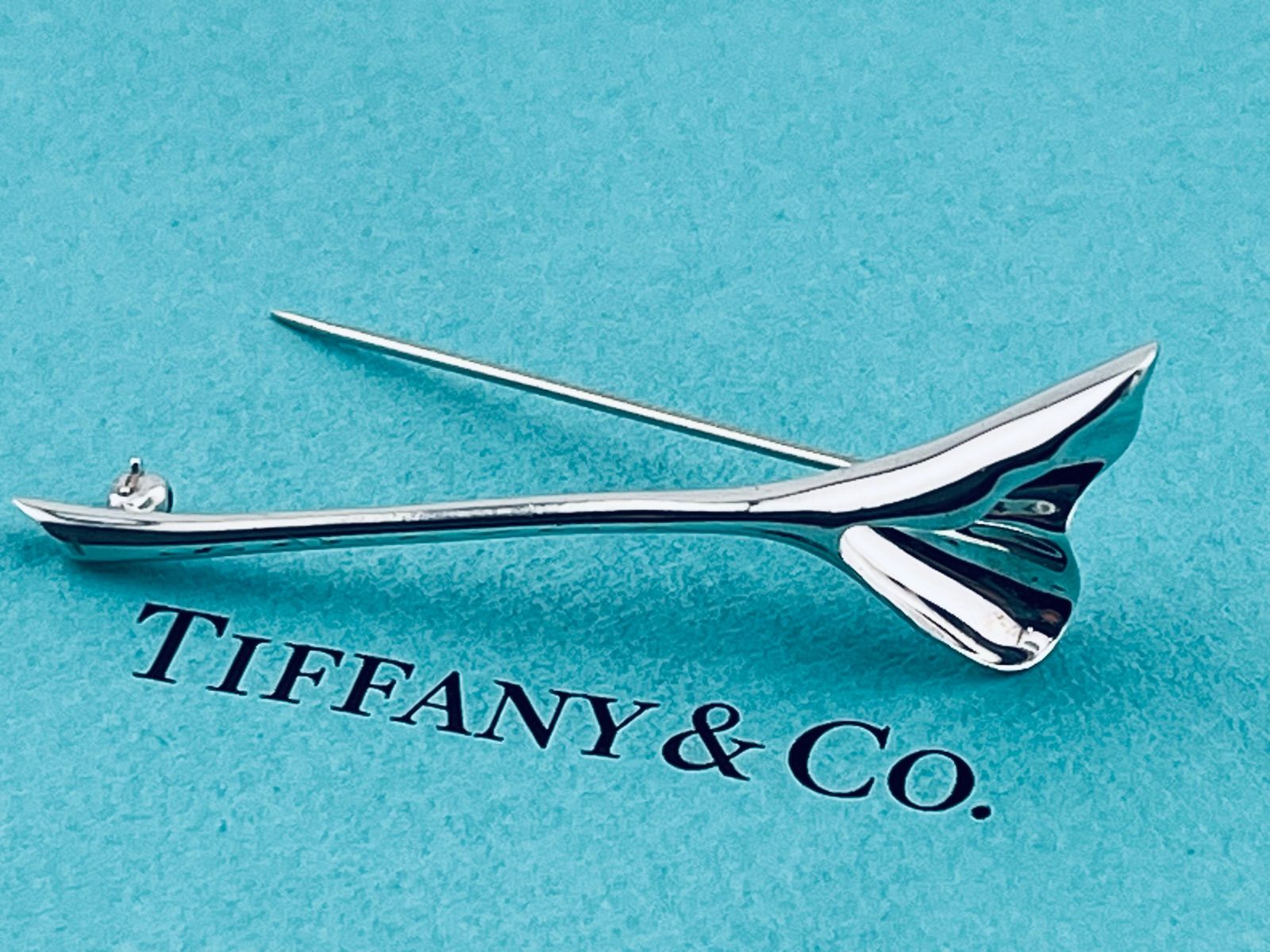 a224 希少 Tiffany&Co. オールド ティファニー イチョウ ブローチ