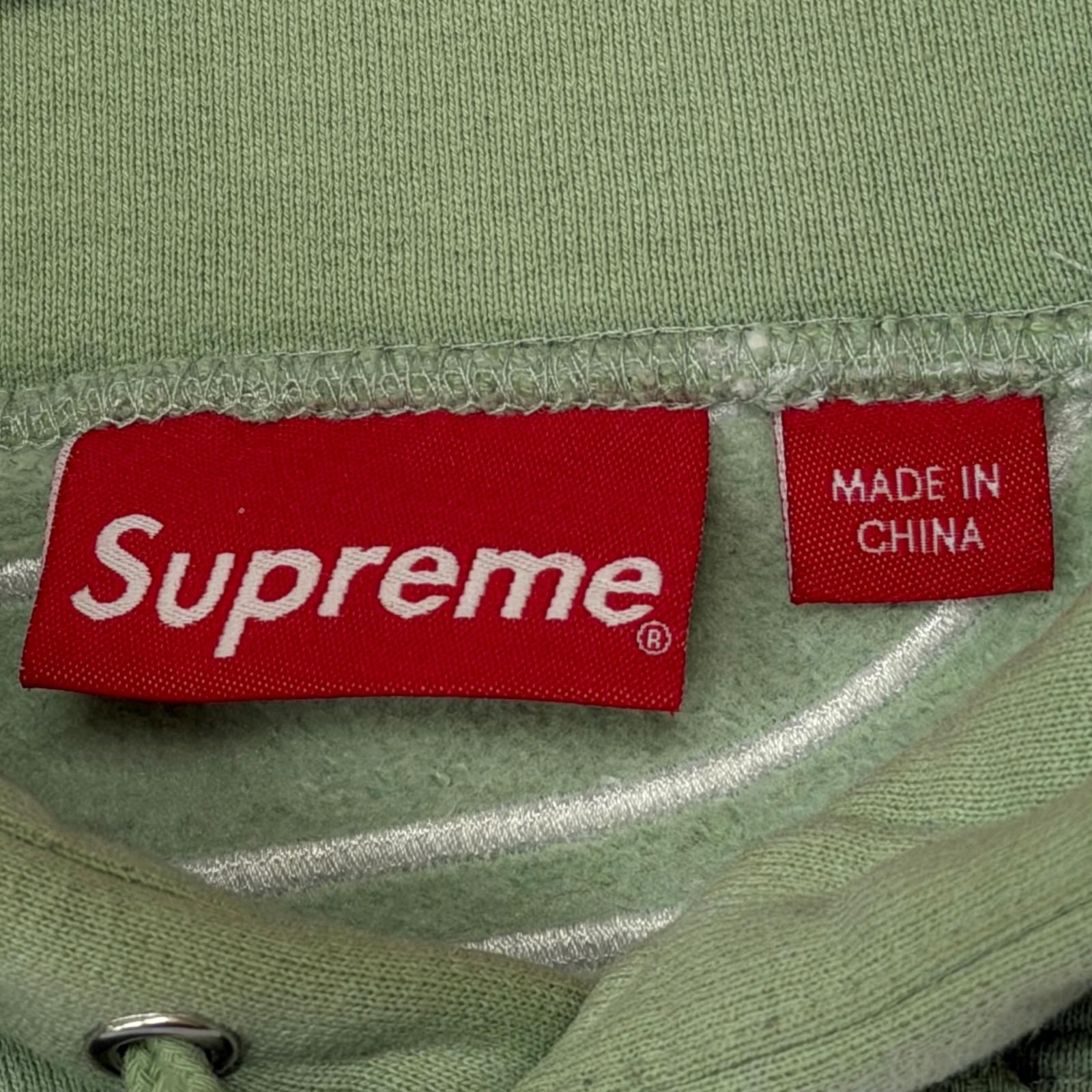 Supreme 22AW Satin Applique Hooded Sweatshirt サテンアップリケ 