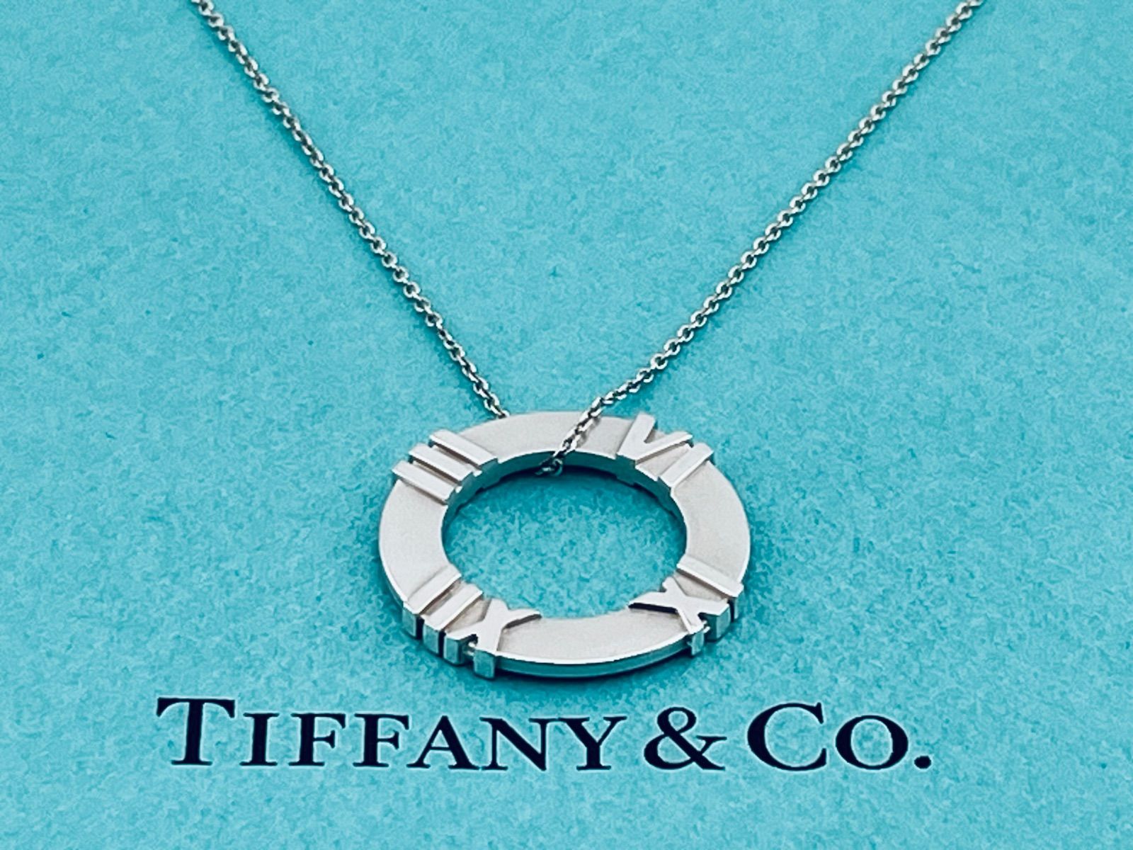 a225 希少 美品 Tiffany&Co. ティファニー アトラス ATLAS サークル 