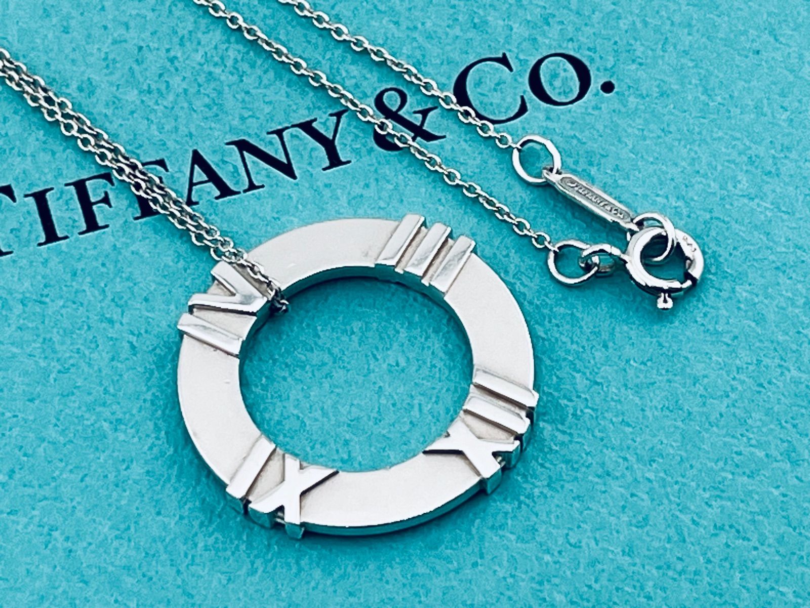 a225 希少 美品 Tiffany&Co. ティファニー アトラス ATLAS サークル 