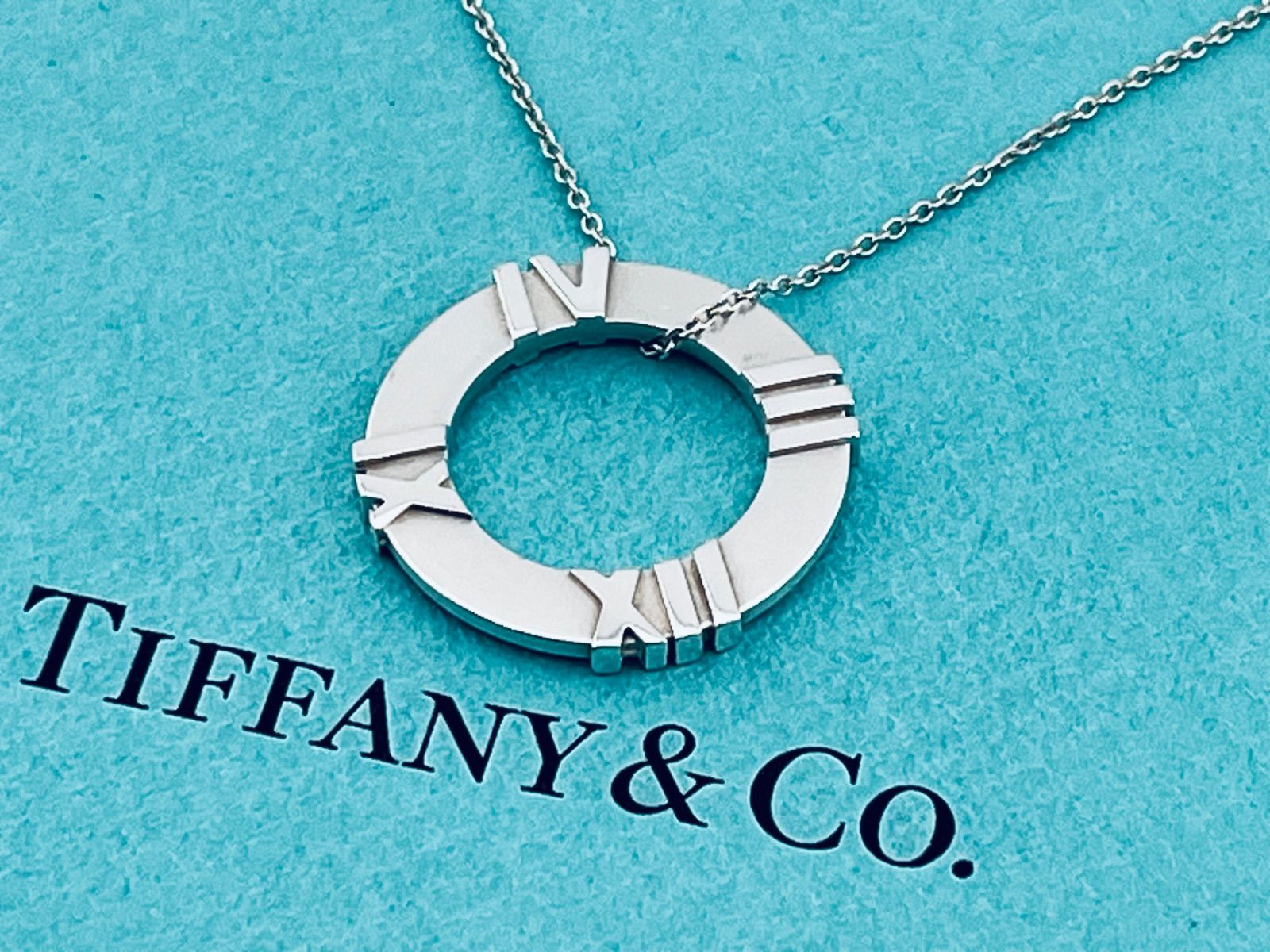 a225 希少 美品 Tiffany&Co. ティファニー アトラス ATLAS サークル
