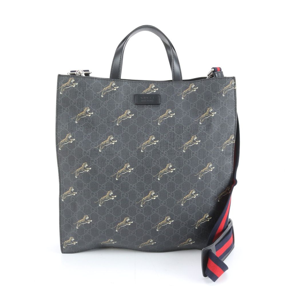極美品 GUCCI グッチ GGスプリーム トートバッグ ハンドバッグ バッグ 