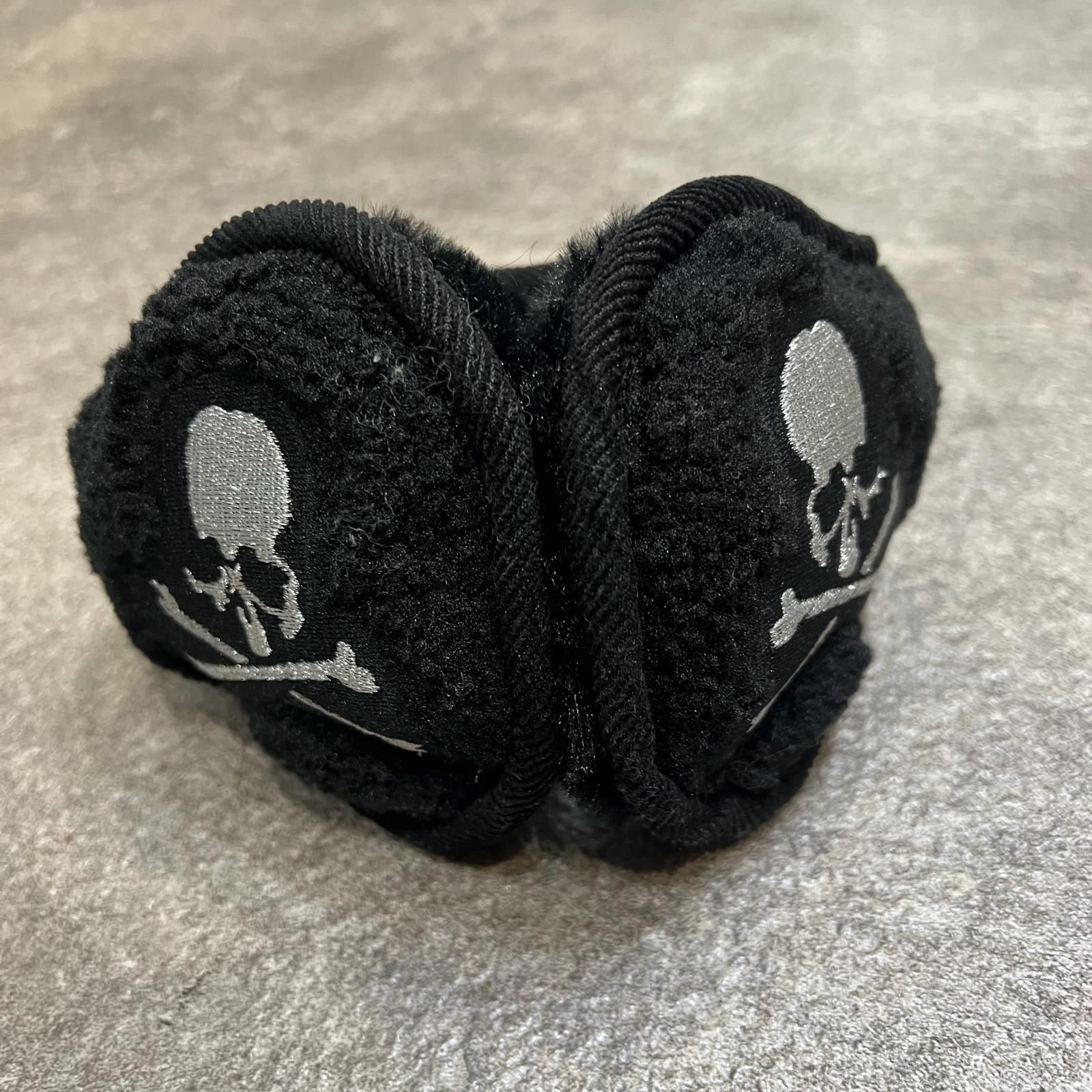 mastermind JAPAN 25AW スカル刺繡 イヤーウォーマー 耳当て