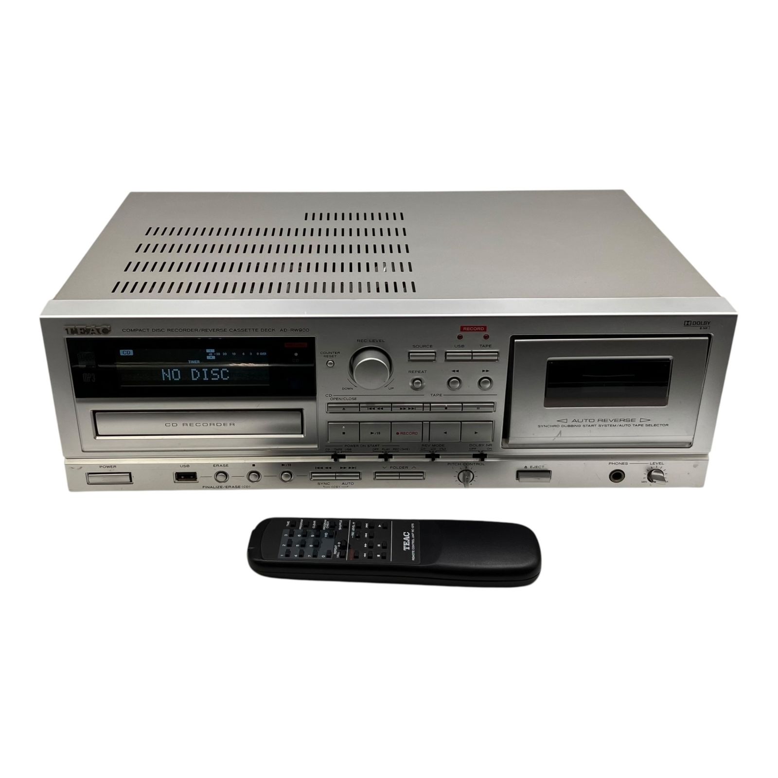 ■TEAC AD-RW900 CD/カセットデッキ TEAC CD/USB/カセットレコーダー AD-RW900・未使用品・元箱付属 【公式