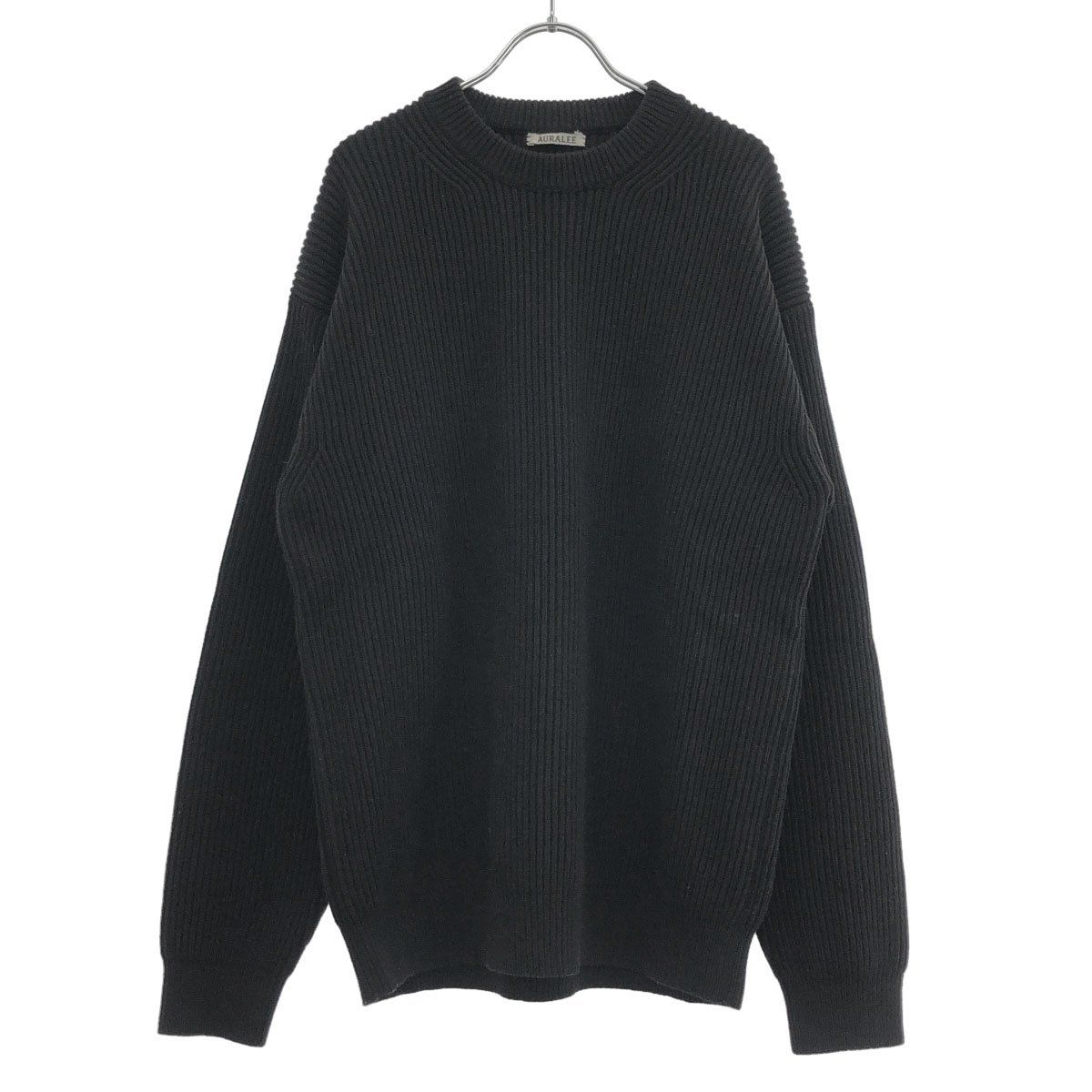 AURALEE オーラリー 21AW SUPER FINE WOOL RIB KNIT BIG ニット 