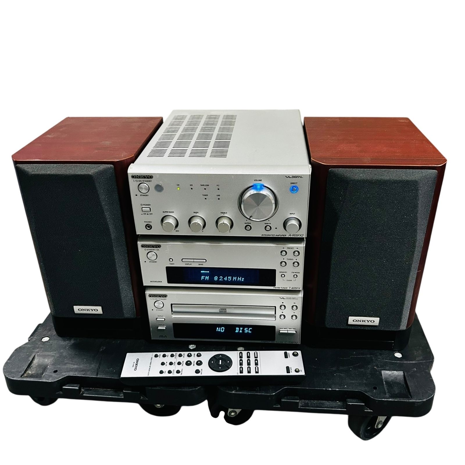 □ONKYO コンポセット A-905FX2 C-705FX2 T-405FX D-D2E アンプ CD