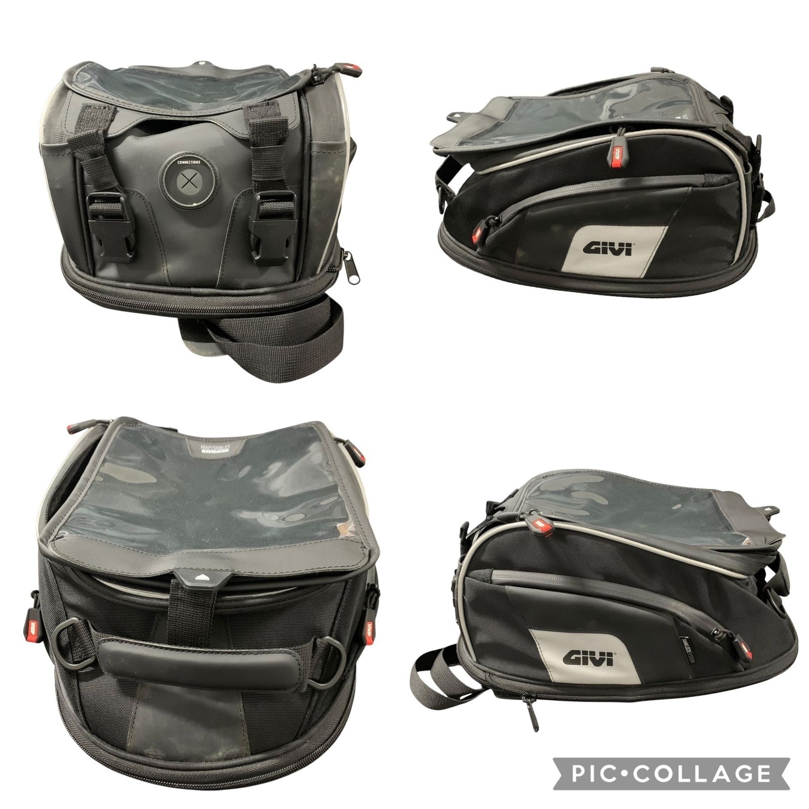 □GIVI XS307 タンクバッグ 15L XSTREAM ナビポケット付き レイン 