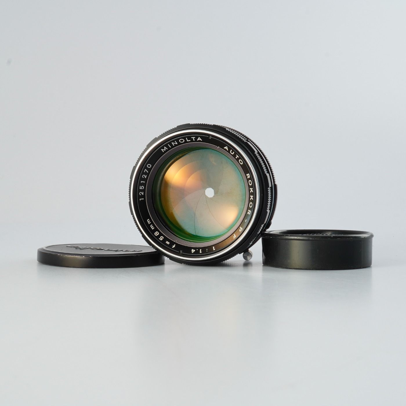 MINOLTA ミノルタ AUTO ROKKOR-PF 58mm F/1.4 単焦点レンズ - メルカリ