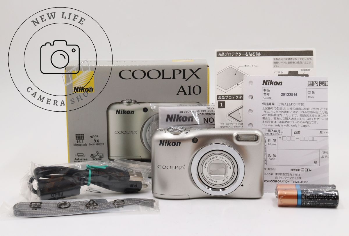 極上品☆NIKON ニコン coolpix A10 コンパクトデジタルカメラ ###16683 