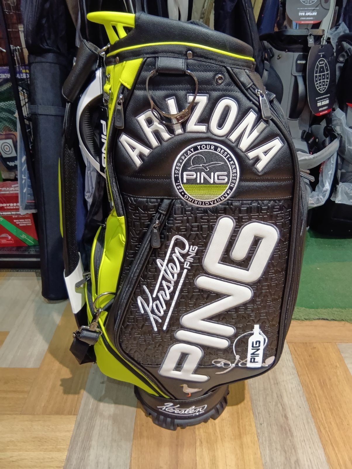 Cb【新品未使用品】PING ピン キャディバッグ CB-N2602 Mr.PING サーフ