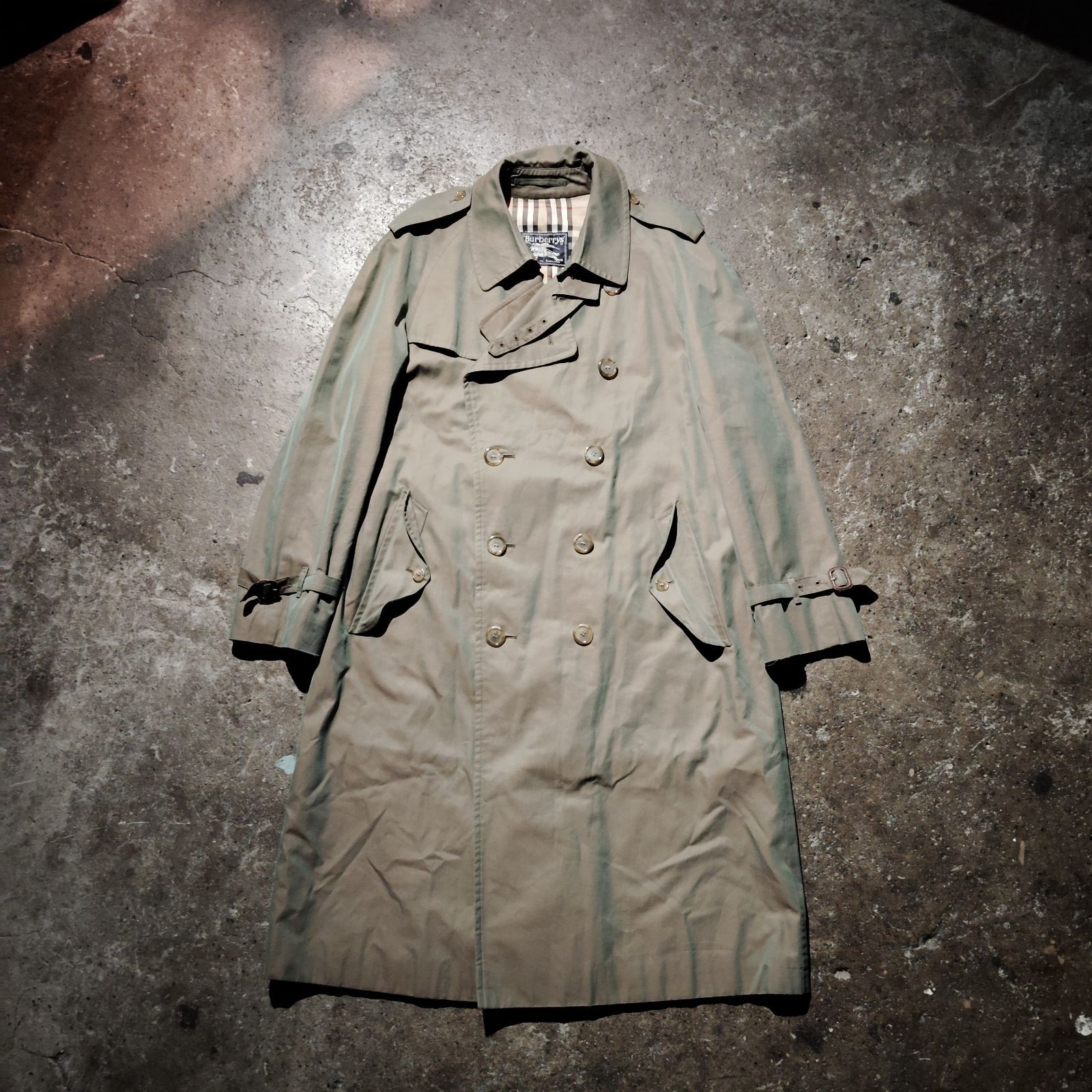 Burberry 90s トレンチコート 玉虫 バーバリー 1990s - メルカリ
