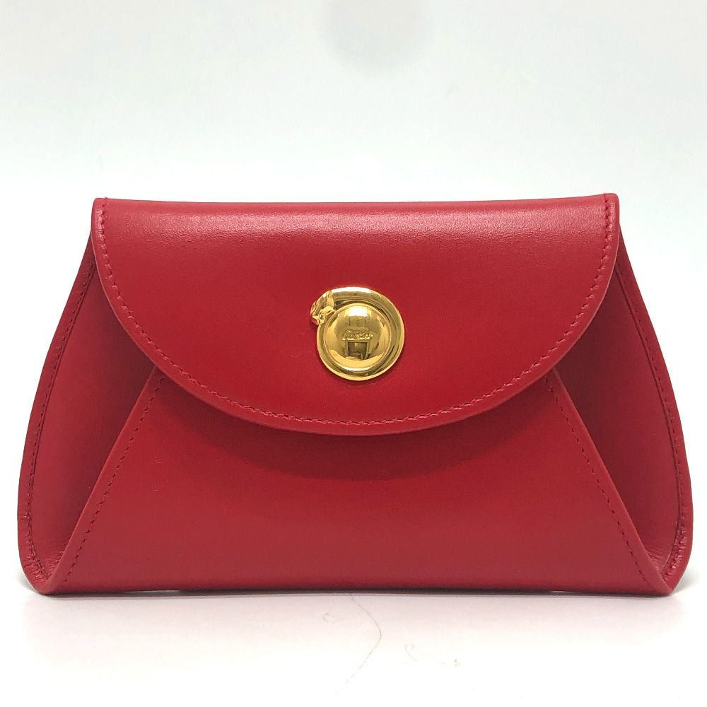 CARTIER カルティエ コインケース パンテール レッド - メルカリ