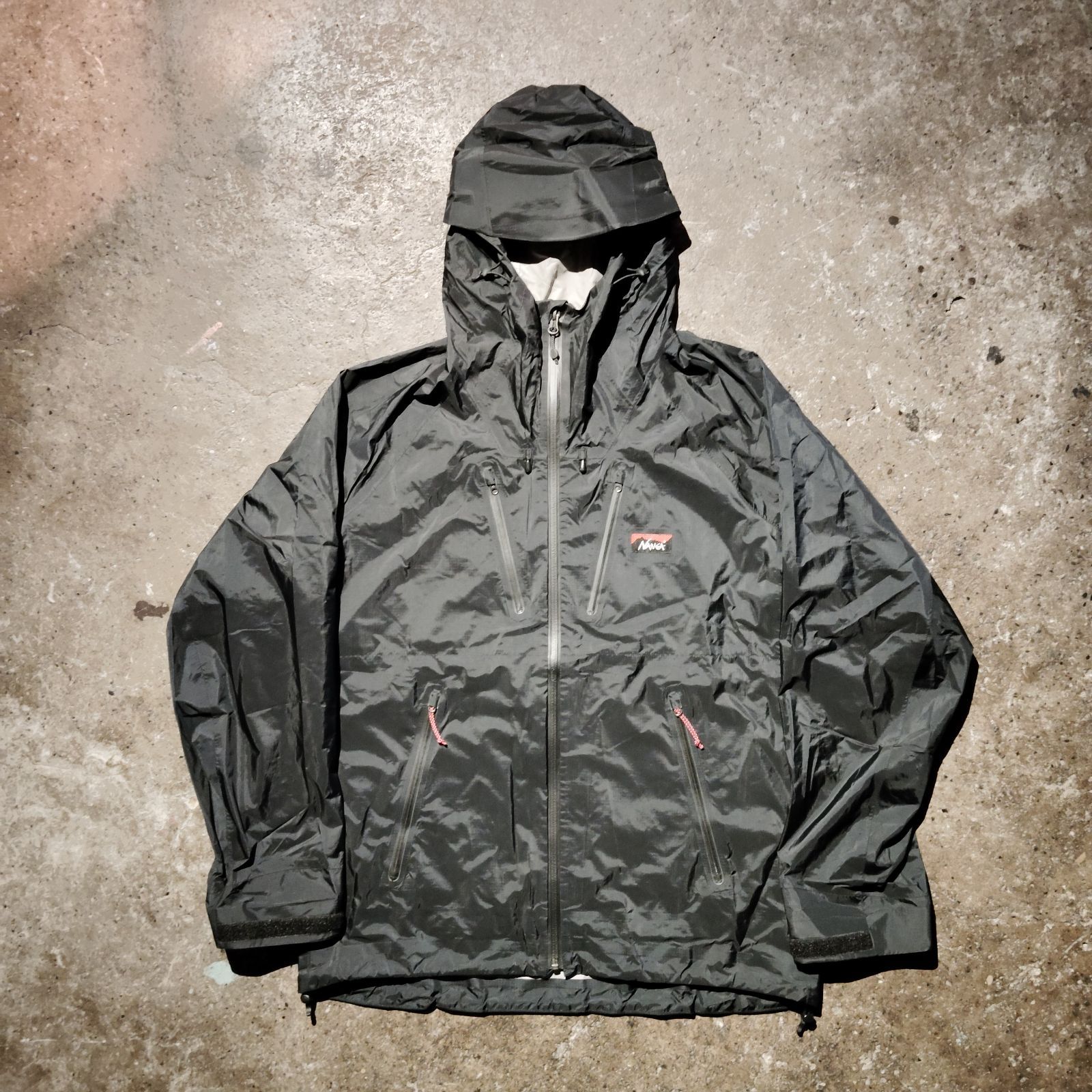 NANGA AURORA 2.5 LAYER TREK SHELL PARKA L BLACK ナンガ オーロラ 