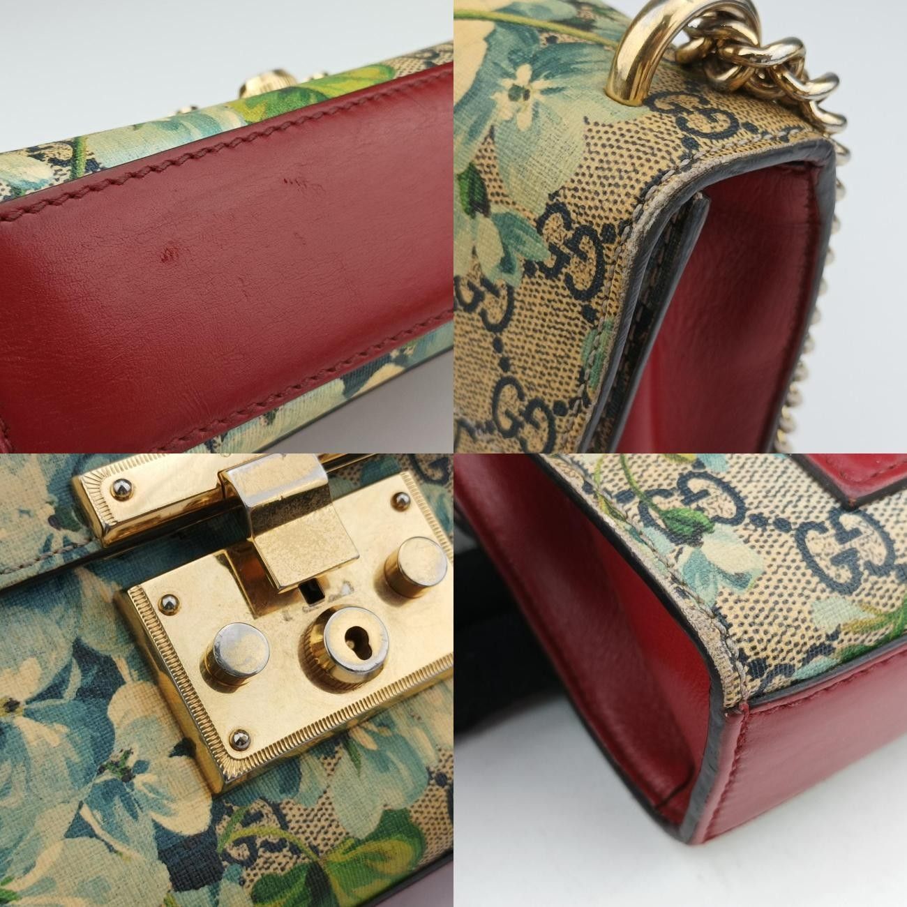 グッチGucciパドロック マルチカラー PVCコーティングキャンバス