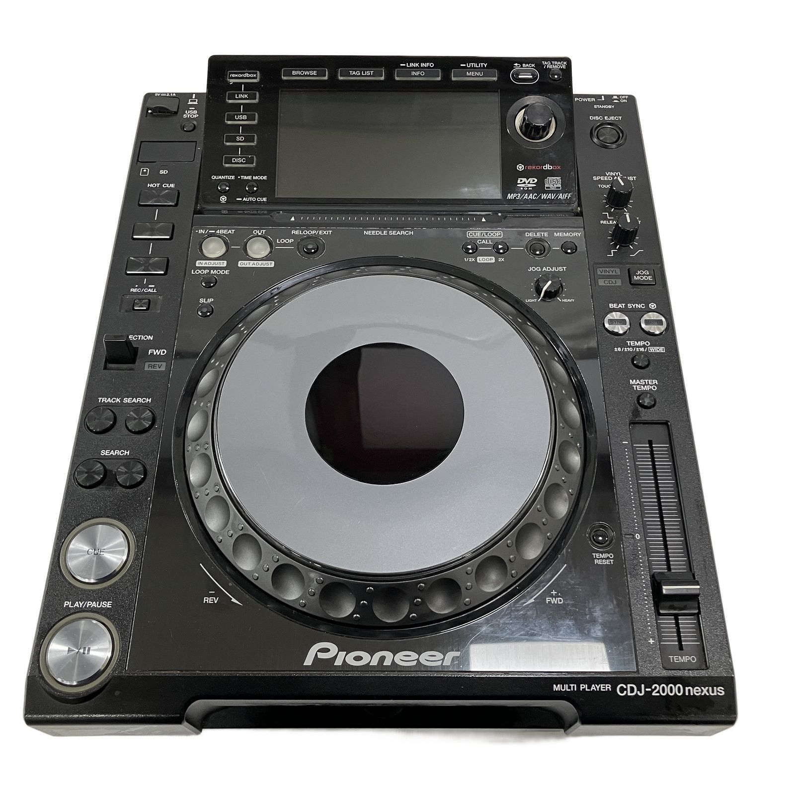 パイオニアCDJ-2000 NXS Nexus 3Dモデル $49 - .max .fbx .obj
