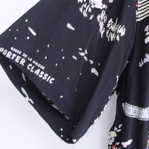 ポータークラシック Porter Classic アロハシャツ 総柄 シネマ柄 ロゴ