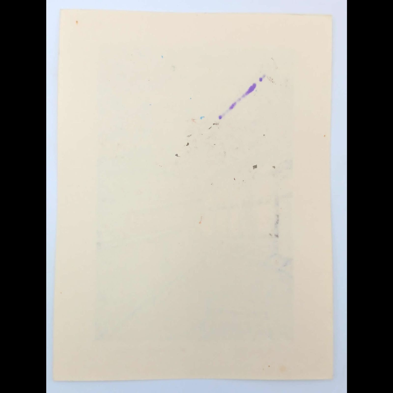 真作]創作版画 西嶋勝之先生木版画「せみしぐれ」サインあり 無限定