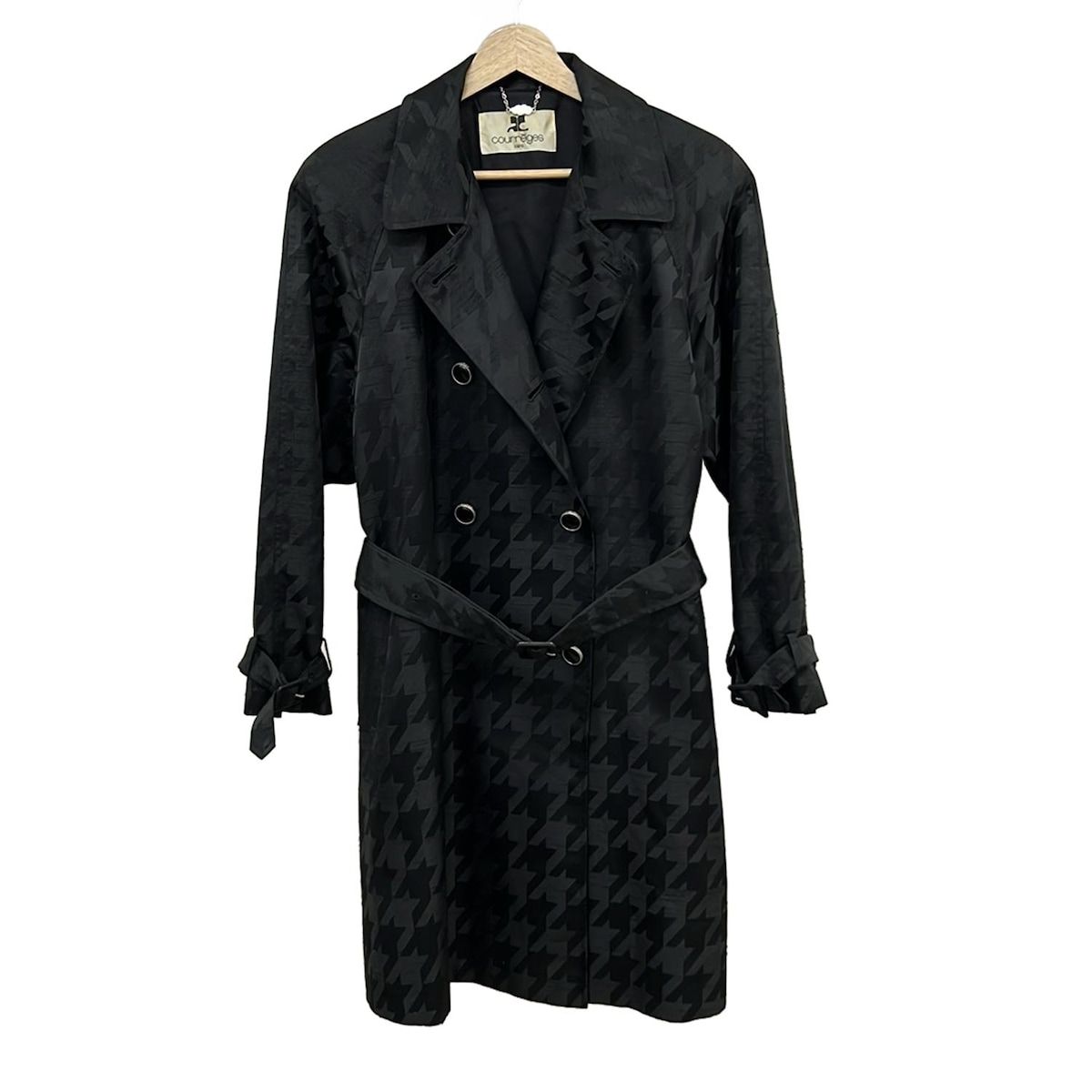 COURREGES(クレージュ) コート サイズ9 AR レディース美品 - 黒 長袖