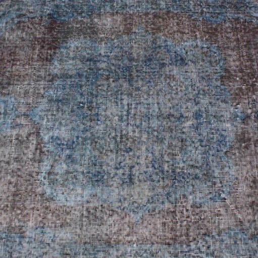 トルコヴィンテージラグ シャビーブルー メダリオン - メルカリ