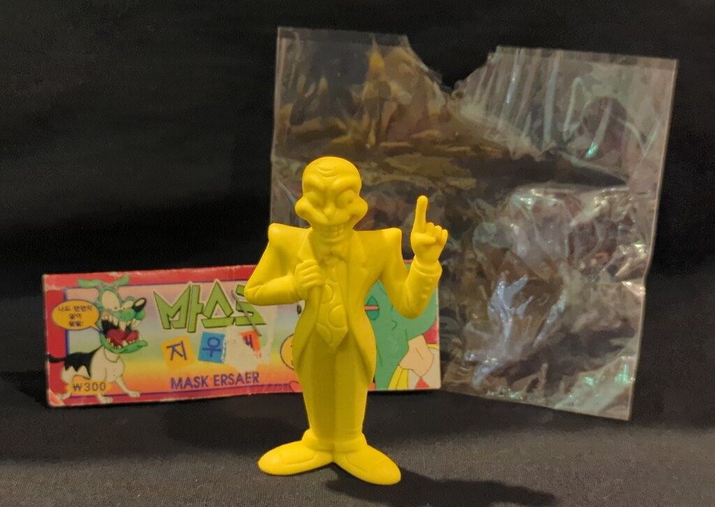 MASK 韓国消しゴム マスク 左手指一番