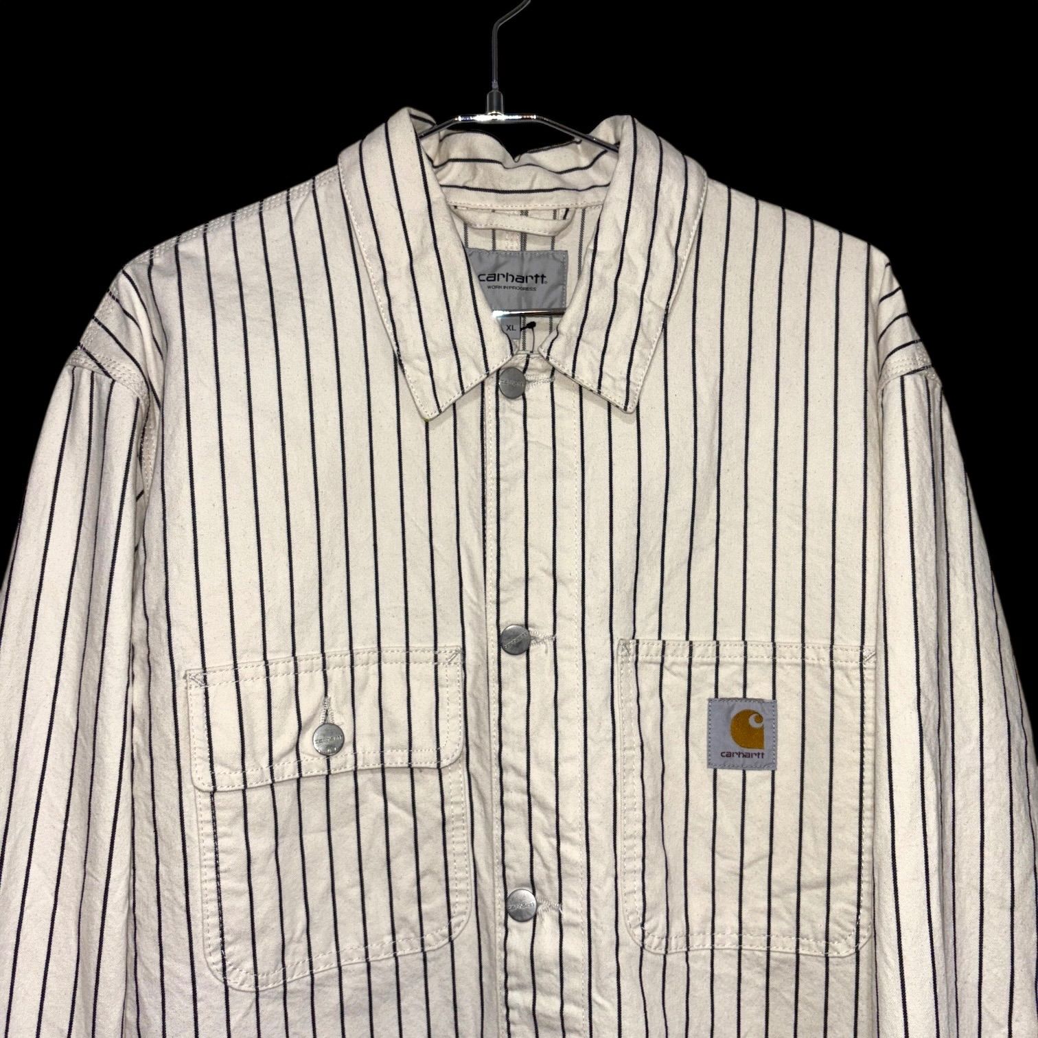 CARHARTT WIP TRADE MICHIGAN COAT XL WHITE NAVY カーハート