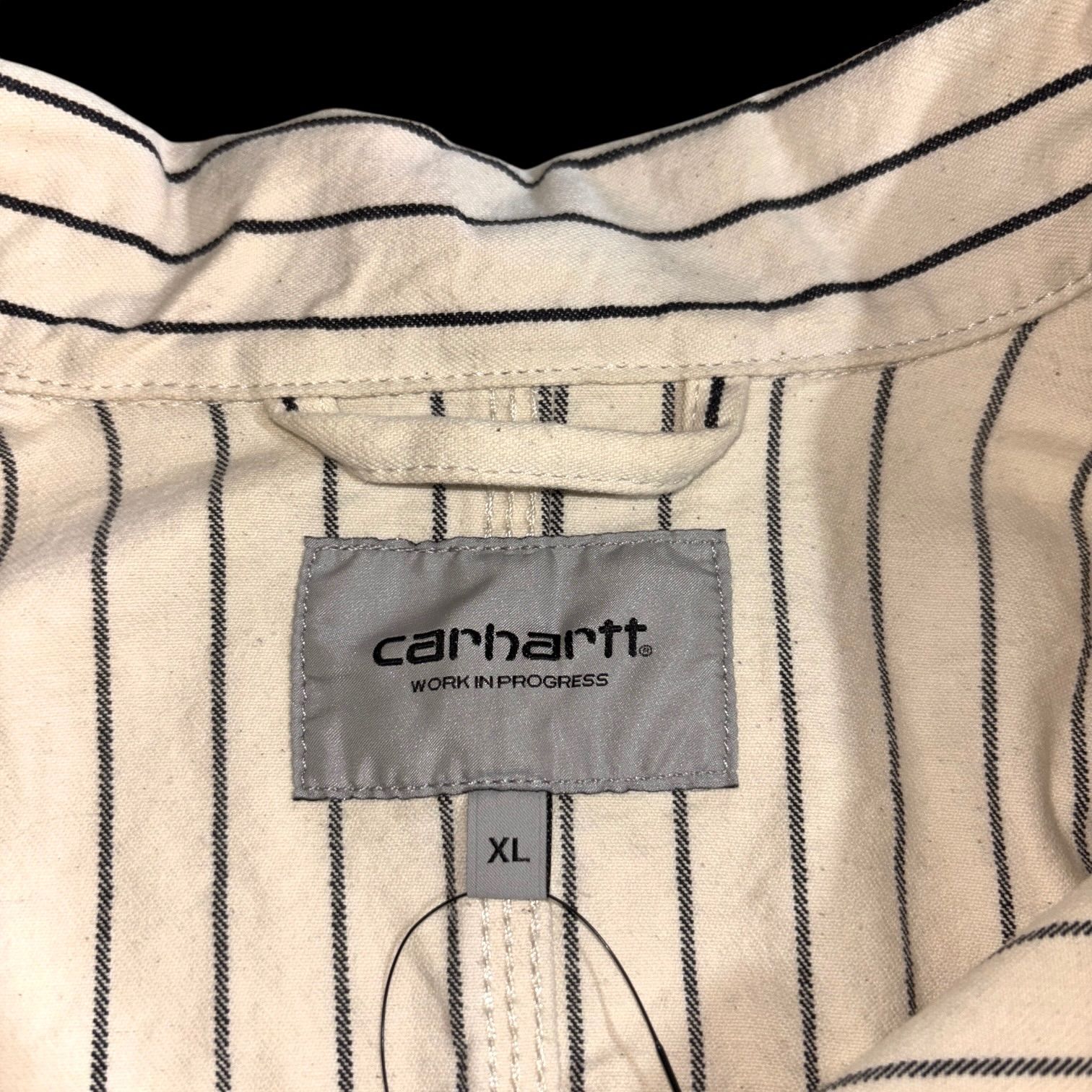 CARHARTT WIP TRADE MICHIGAN COAT XL WHITE NAVY カーハート