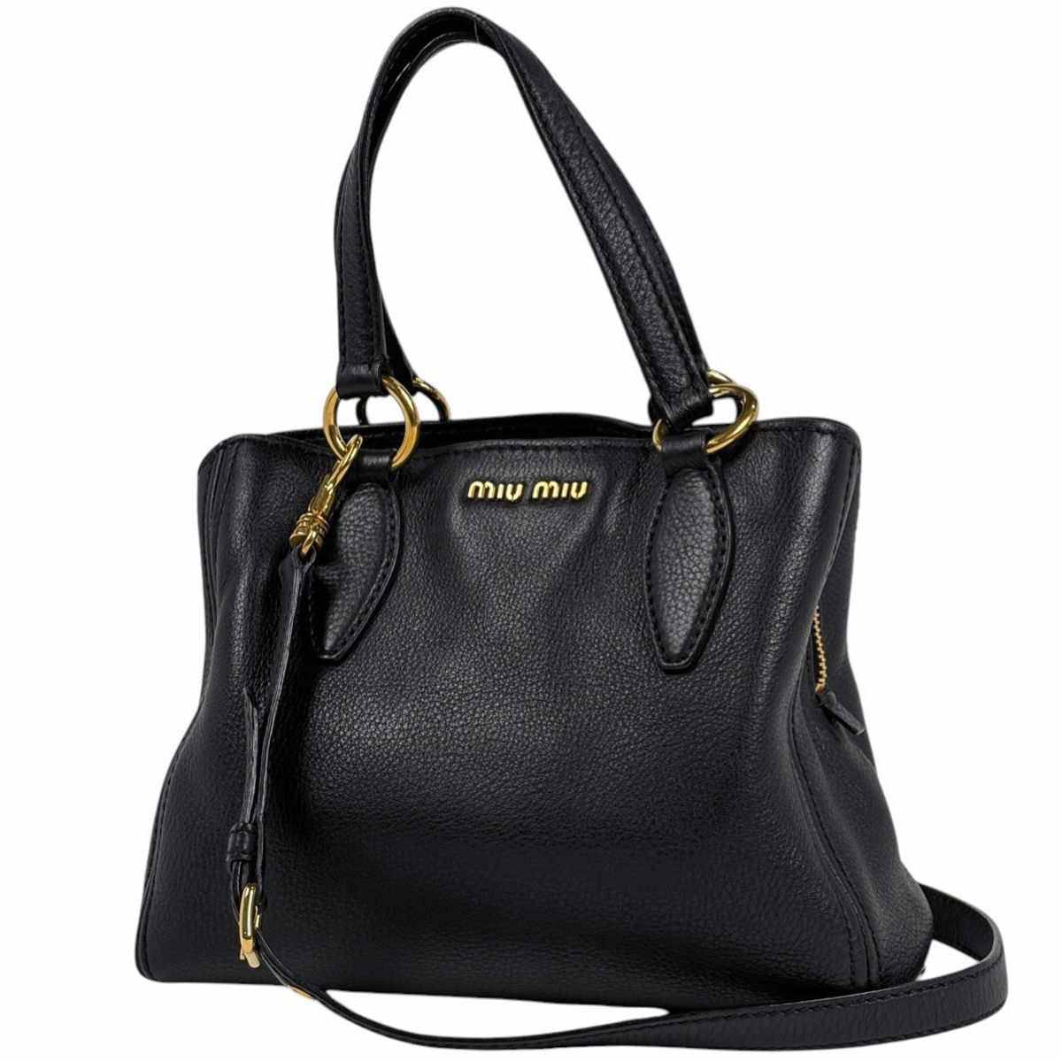ミュウ ミュウ Miu Miu ヴィッテロ カリブ ハンドバッグ 2WAY 