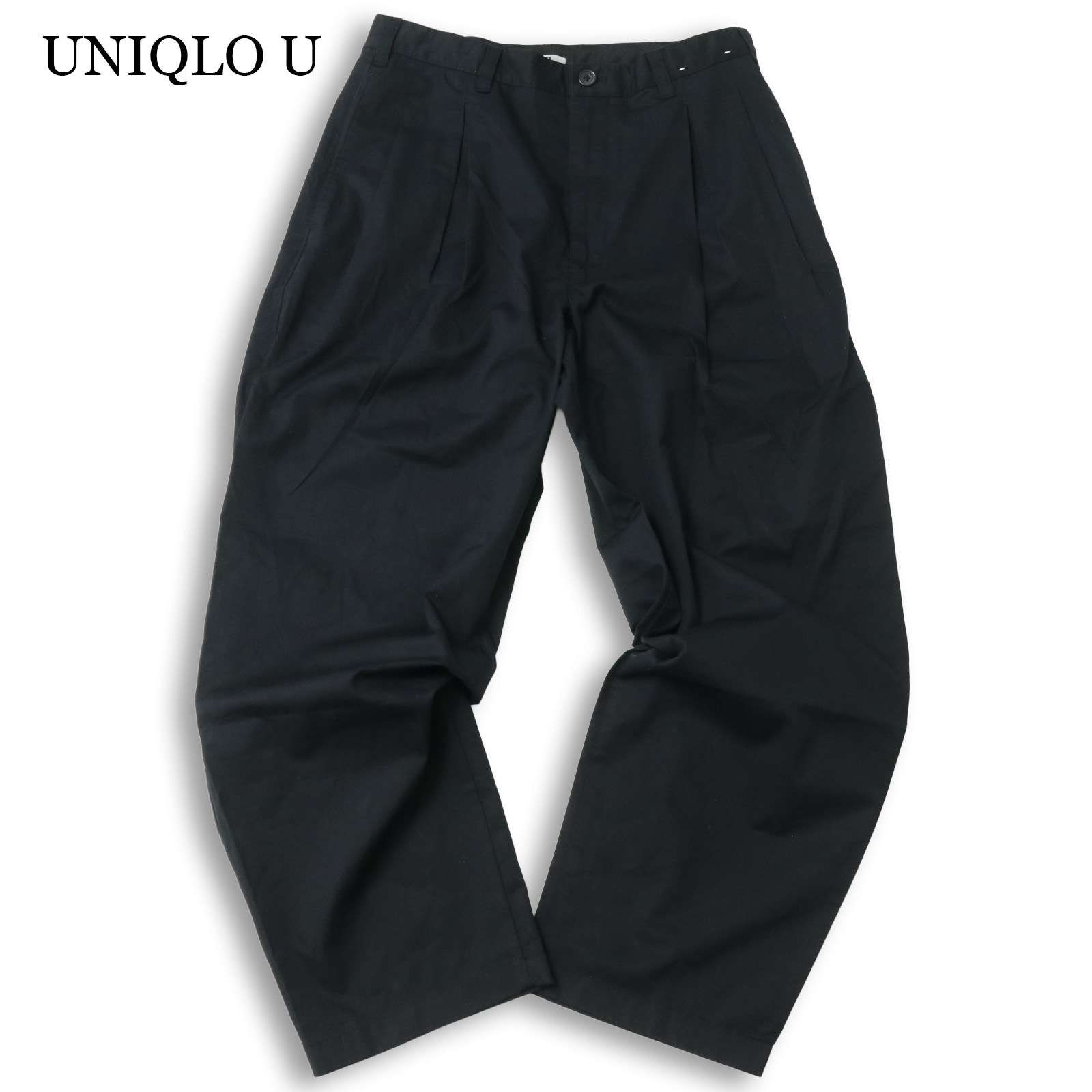 25SS☆ UNIQLO U ユニクロ ユー ルメール 通年☆ タック ワイド チノ