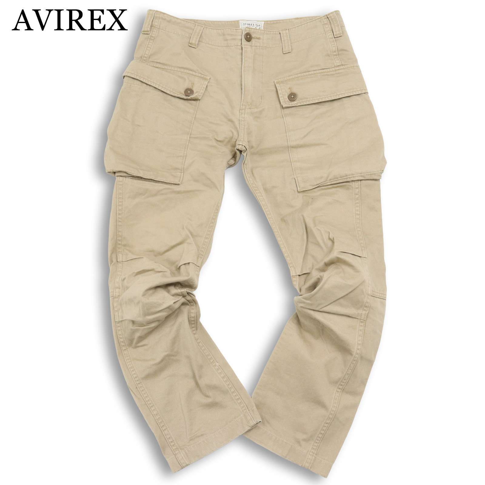 AVIREX アヴィレックス 通年 ステンシル ロゴ プリント☆ ミリタリー