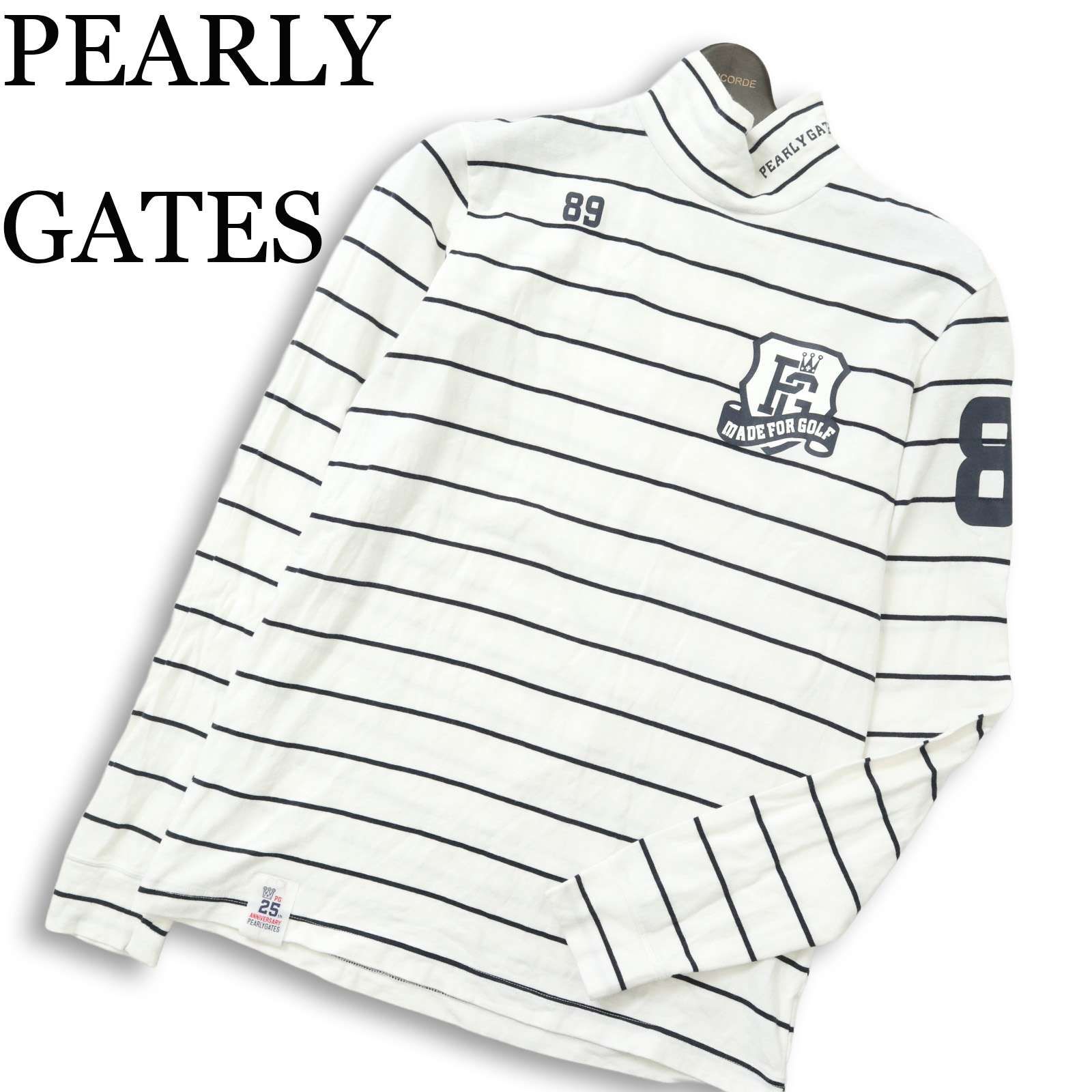 PEARLY GATES パーリーゲイツ ゴルフ 通年 ロゴプリント☆ 長袖