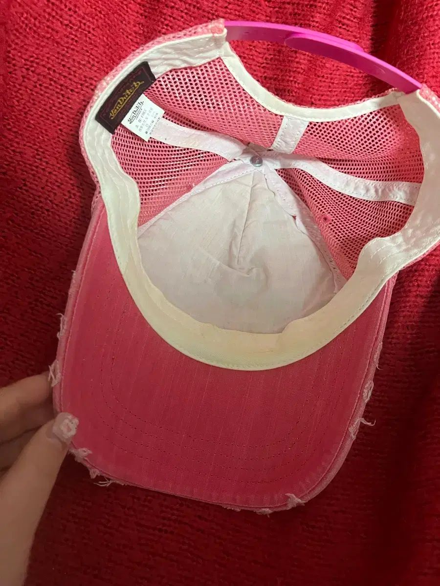 Von Dutch ピンク デニム メッシュキャップ 帽子 - メルカリ