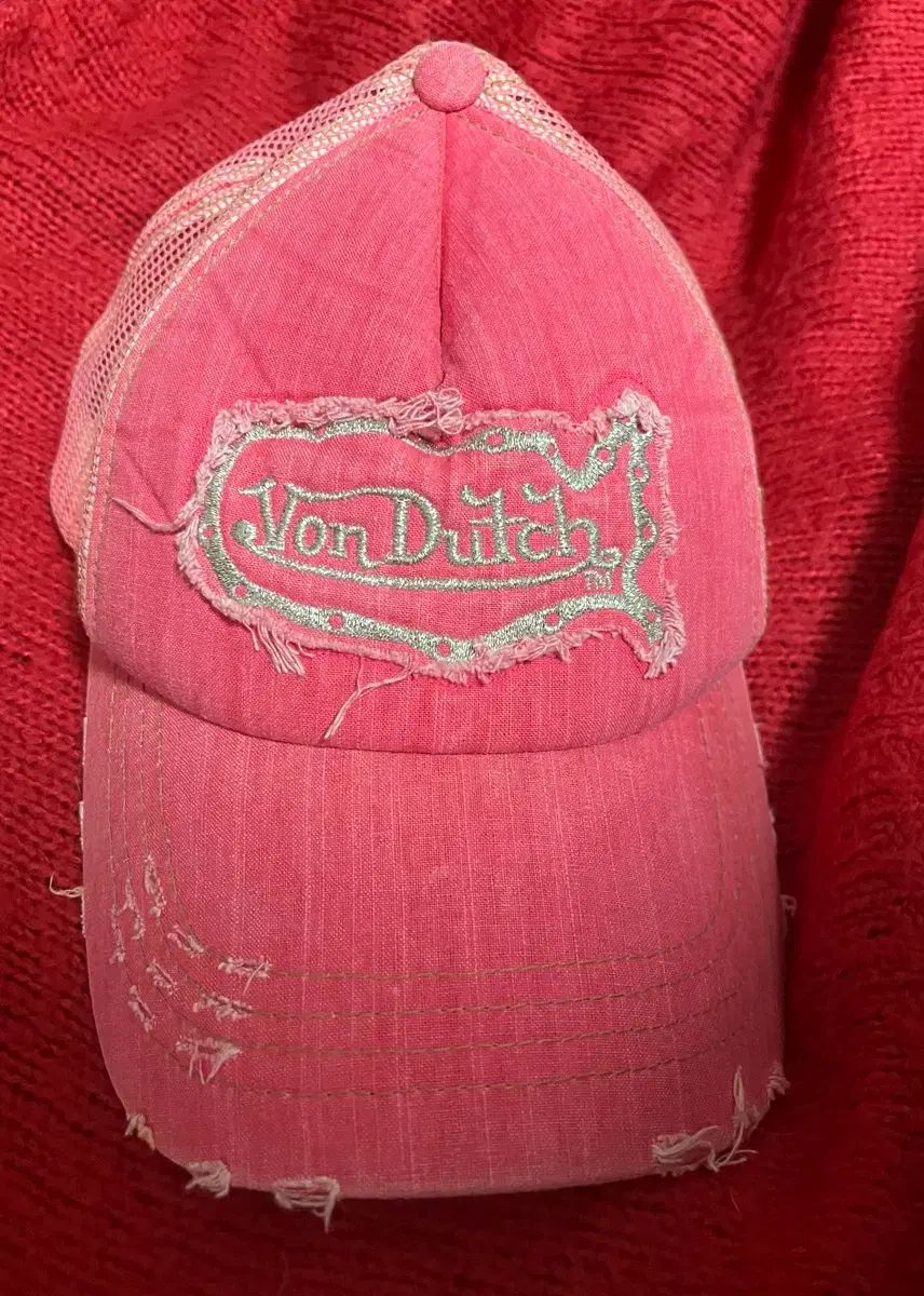 Von Dutch ピンク デニム メッシュキャップ 帽子 - メルカリ