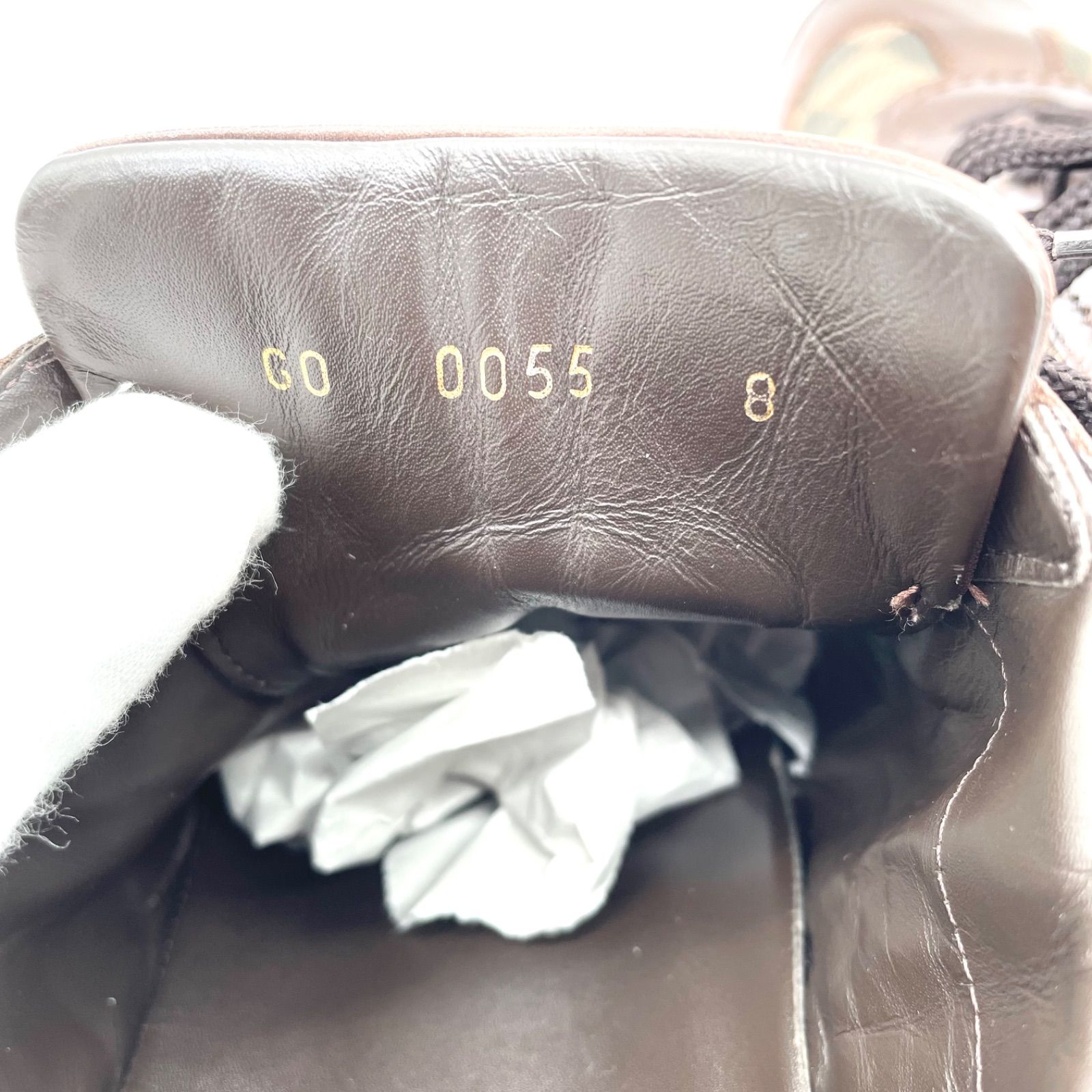 訳あり 難あり LOUIS VUITTON ルイヴィトン ダミエ エベヌ スニーカー 
