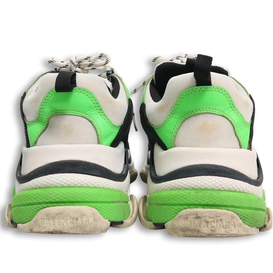 メンズ BALENCIAGA バレンシアガ トリプルS スニーカー 44 ネオン 緑