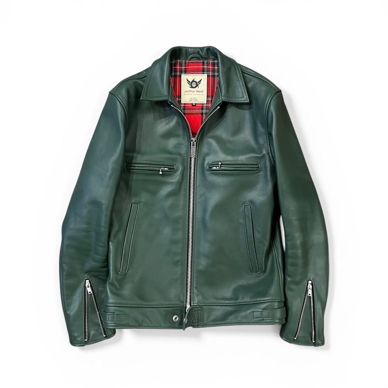 美品 666 Leather Wear サイズ38 トリプルシックス LJM-17TF シングル