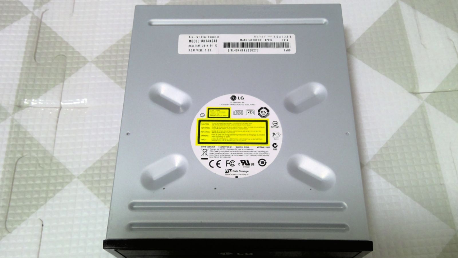 【A1-1-0039】LG BH14NS48 内蔵BDドライブ
