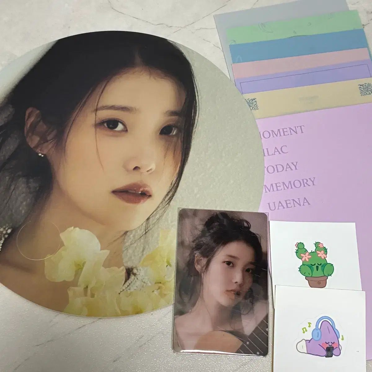 日本入手不可】韓国限定 IU ノベルティ カード IU : 0 Plastic ENCORE 