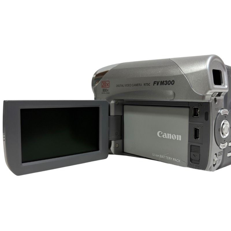 録画再生OK】Canon FV M300 miniDV ビデオカメラ 20倍ズーム ダビング