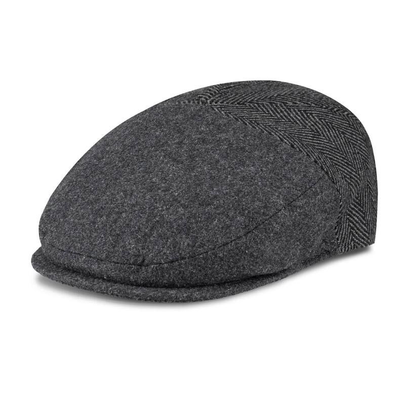 ドッカーズ メンズ アクセサリー 帽子 ウール キャップ Mens Dockers Wool Blend Watchman Ivy Cap With Ear Flaps Charcoal チャコール