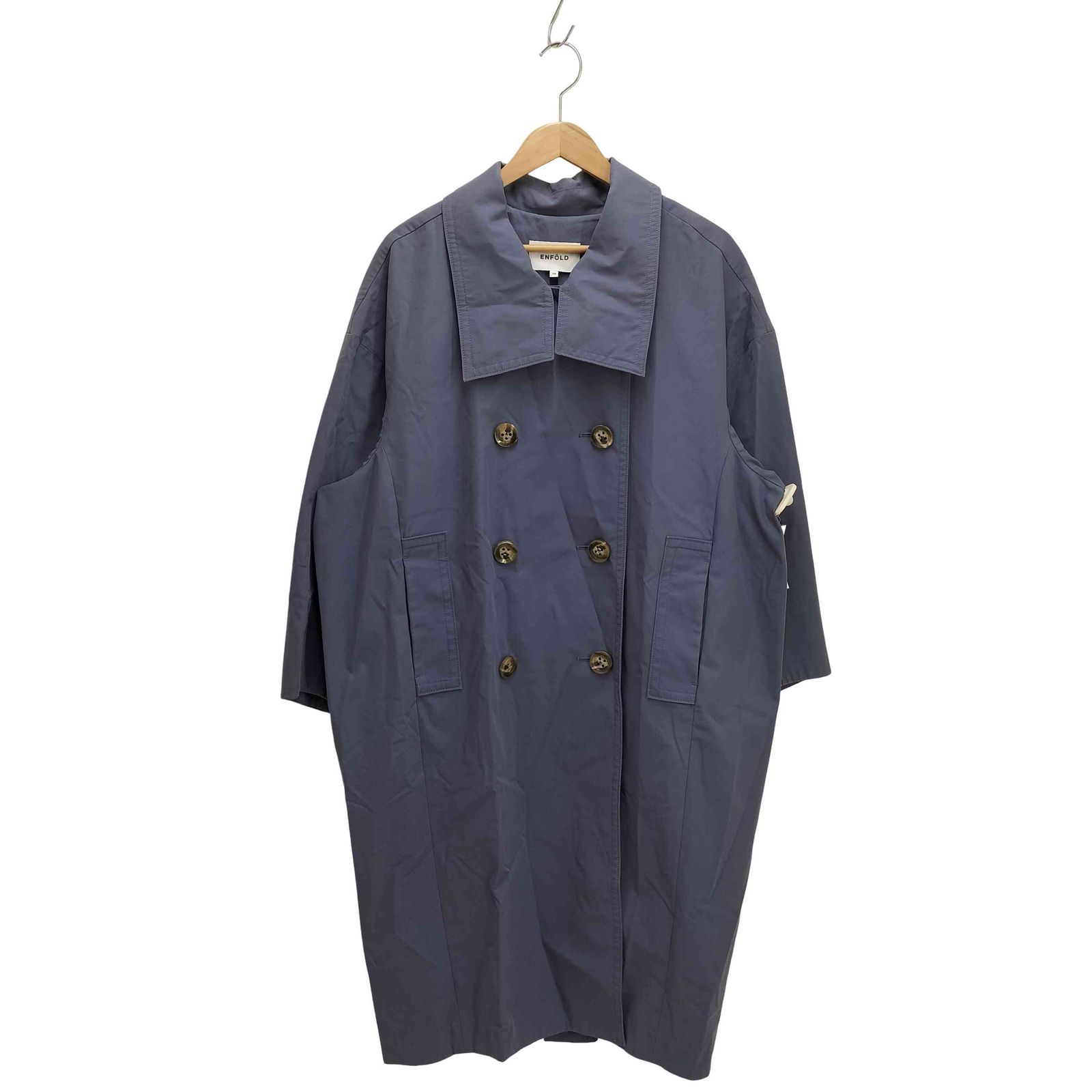 エンフォルド ENFOLD ドライストレッチ2wayカラー トレンチコート
