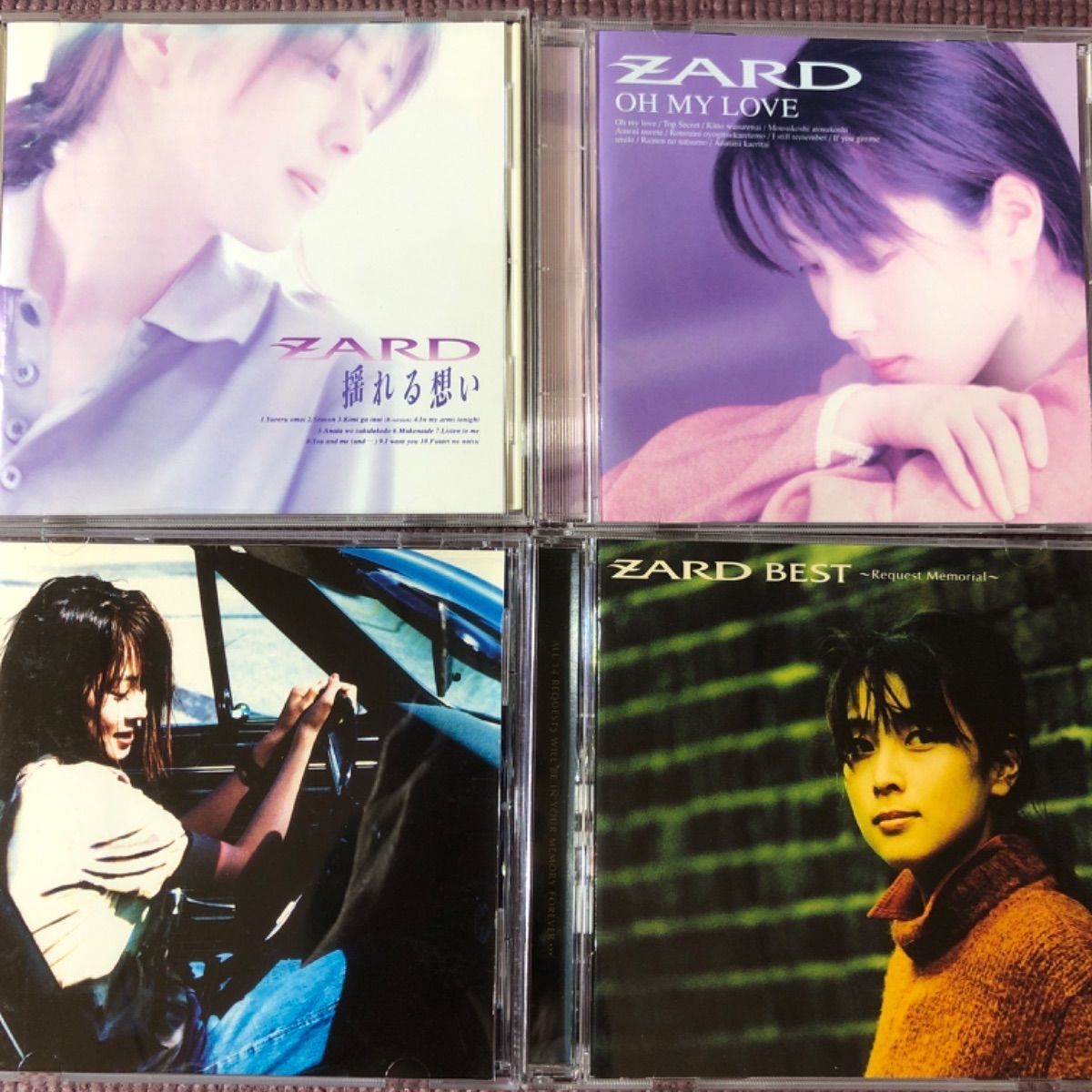 ZARD アルバム4点 『揺れる想い』 『OH MY LOVE』 『永遠』 『ZARD
