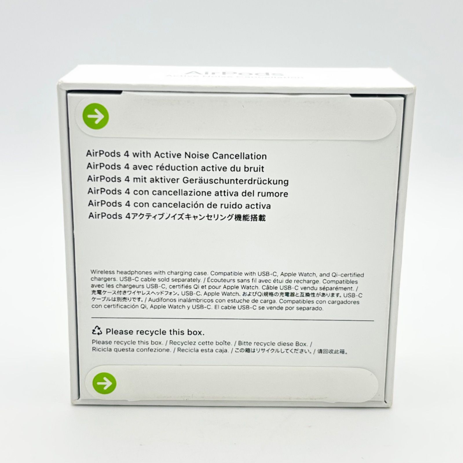 Apple正規品 新品未開封】AirPods4 ANC アクティブノイズキャンセ 
